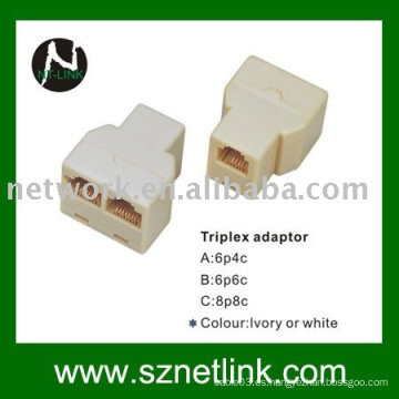 Conector triplex